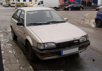 Koła zimowe na alufelgach Mazda 323 IV